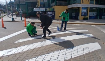 RENOVACI�N DE CRUCES PEATONALES Y PINTURA DE CORDONES